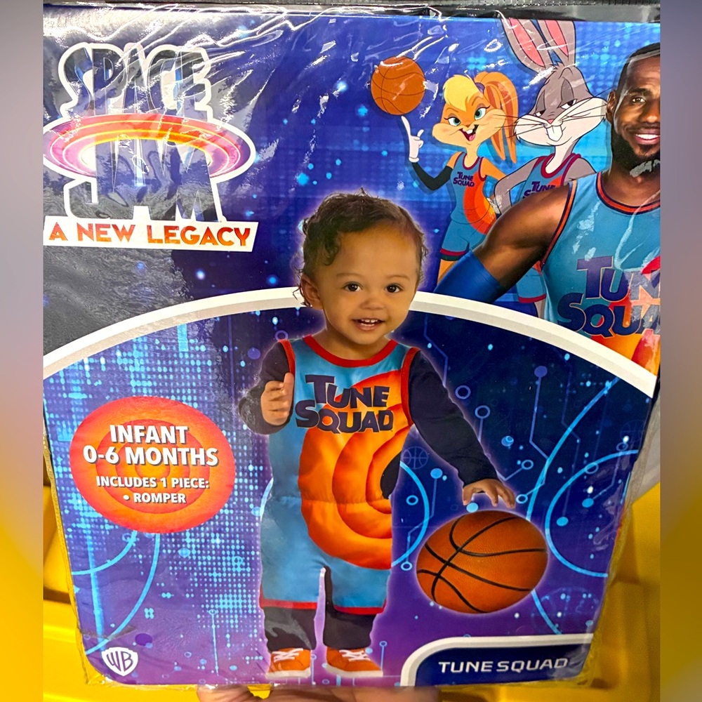 Space Jam tune squad baby costume